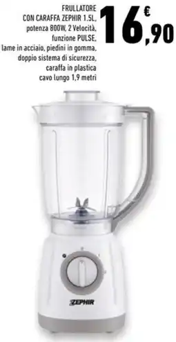 Conad Superstore Frullatore con caraffa zephir 1.5 l offerta