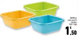 Conad Superstore BACINELLA colori assortiti offerta