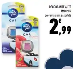 Conad Superstore Deodorante auto AMBIPUR offerta