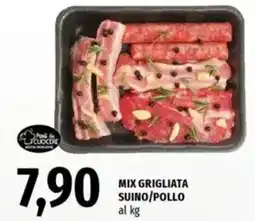 Famila Mix grigliata suino/pollo al kg offerta