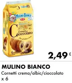 Iper Tosano MULINO BIANCO Cornetti crema/albic/cioccolato offerta
