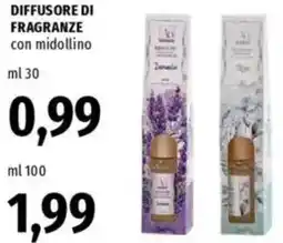 Famila DIFFUSORE DI FRAGRANZE con midollino offerta