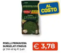 Mercatò Big Piselli primavera surgelati FINDUS offerta