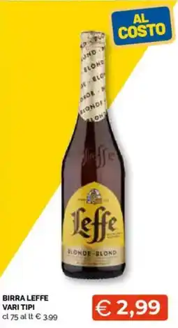 Mercatò Big Birra leffe vari tipi offerta