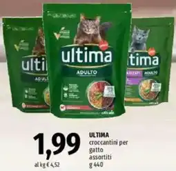 Famila ULTIMA croccantini per gatto assortiti offerta