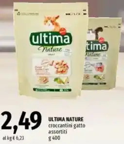 Famila ULTIMA NATURE croccantini gatto assortiti offerta