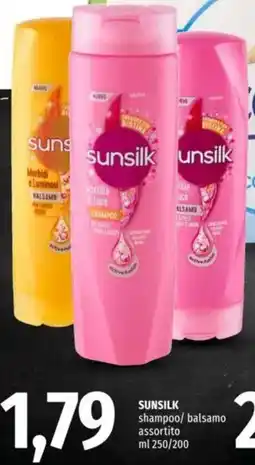 Famila SUNSILK shampoo/balsamo offerta