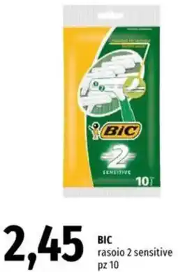 Famila BIC rasoio 2 sensitive pz 10 offerta