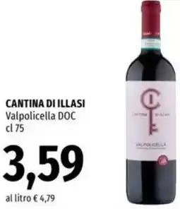 Famila CANTINA DI ILLASI Valpolicella DOC offerta