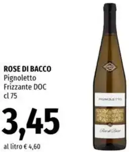 Famila ROSE DI BACCO Pignoletto Frizzante DOC offerta