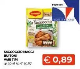 Mercatò Big Saccoccio maggi buitoni vari tipi offerta