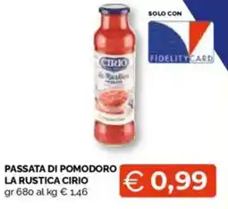 Mercatò Big Passata di pomodoro la rustica CIRIO offerta
