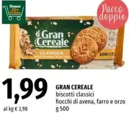 Famila GRAN CEREALE biscotti classici offerta