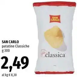 Famila SAN CARLO patatine Classiche offerta