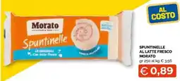 Mercatò Big Spuntinelle al latte fresco MORATO offerta