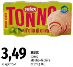 Famila SELEX tonno all'olio di oliva offerta