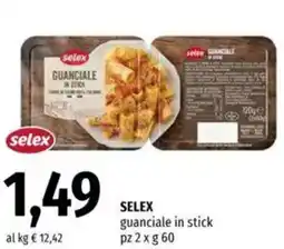 Famila SELEX guanciale in stick pz offerta