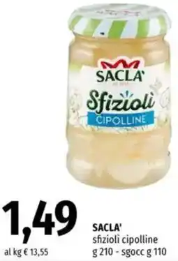 Famila SACLA' sfizioli cipolline offerta