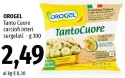 Famila OROGEL Tanto Cuore carciofi interi offerta