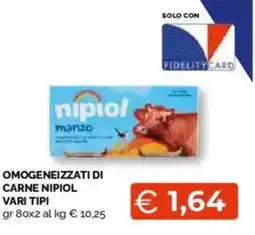 Mercatò Big Omogeneizzati di carne nipiol vari tipi offerta