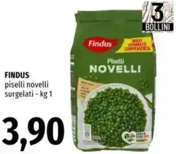 Famila FINDUS piselli novelli offerta