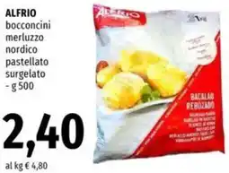 Famila ALFRIO bocconcini merluzzo offerta