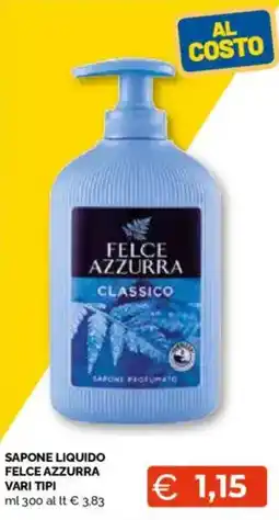 Mercatò Big Sapone liquido felce azzurra vari tipi offerta