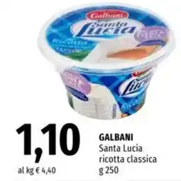 Famila GALBANI Santa Lucia ricotta classica offerta