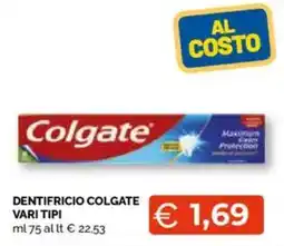 Mercatò Big Dentifricio colgate vari tipi offerta