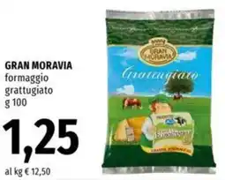 Famila GRAN MORAVIA formaggio grattugiato offerta