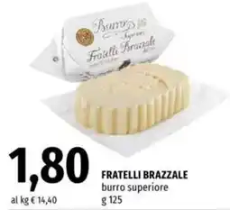 Famila FRATELLI BRAZZALE burro superiore offerta