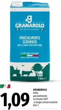Famila GRANAROLO latte parzialmente scremato UHT a lunga conservazione offerta