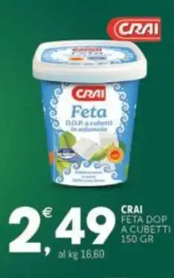 Crai CRAI feta dop a cubetti offerta