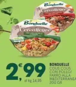 Crai BONDUELLE cous cous con pollo/ farro alla mediterranea offerta
