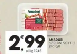 Crai AMADORI spiedini sottili offerta