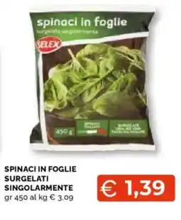 Mercatò Big Spinaci in foglie surgelati singolarmente offerta
