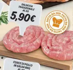 Crai Salsiccia tradizionale al kg offerta