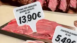 Crai Fettine per arrosto bovino adulto al kg offerta
