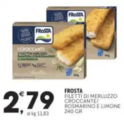 Crai FROSTA Filetti di merluzzo croccante/ rosmarino e limone offerta