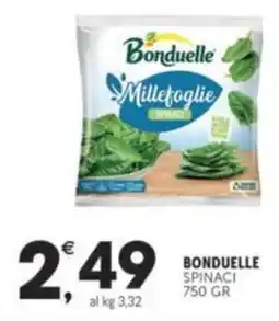 Crai BONDUELLE Spinaci offerta