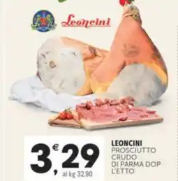 Crai LEONCINI Prosciutto crudo di parma dop l'etto offerta