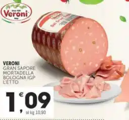 Crai VERONI Gran sapore mortadella bologna igp l'etto offerta