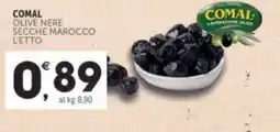 Crai COMAL Olive nere secche marocco l'etto offerta