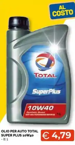 Mercatò Big OLIO PER AUTO TOTAL SUPER PLUS 10W40 offerta