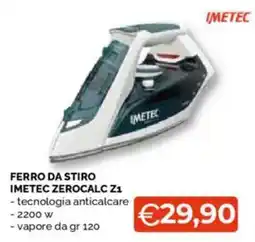 Mercatò Big FERRO DA STIRO IMETEC ZEROCALC Z1 offerta