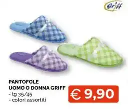 Mercatò Big Pantofole uomo o donna griff offerta