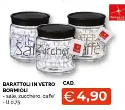 Mercatò Big Barattoli in vetro bormioli offerta