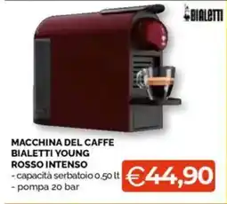 Mercatò Big Macchina del caffe bialetti young rosso intenso offerta
