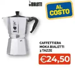 Mercatò Big Caffettiera moka bialetti 3 tazze offerta