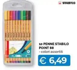 Mercatò Big 10 penne stabilo point 88 offerta
